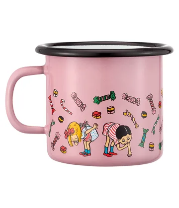 Pippi Emaillebecher 2,5 dl - Candy - Muurla