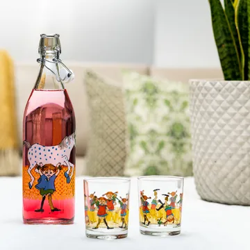 Pippi Glasflasche 1 L - Multi - Muurla