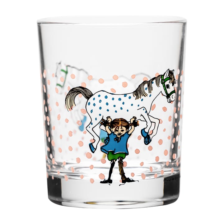 Pippi & Lilla Gubben Wasserglas 20cl - Multi - Muurla