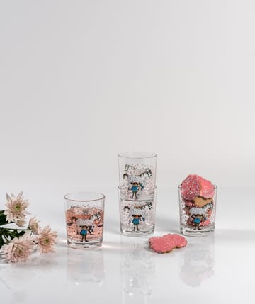 Pippi & Lilla Gubben Wasserglas 20cl - Multi - Muurla