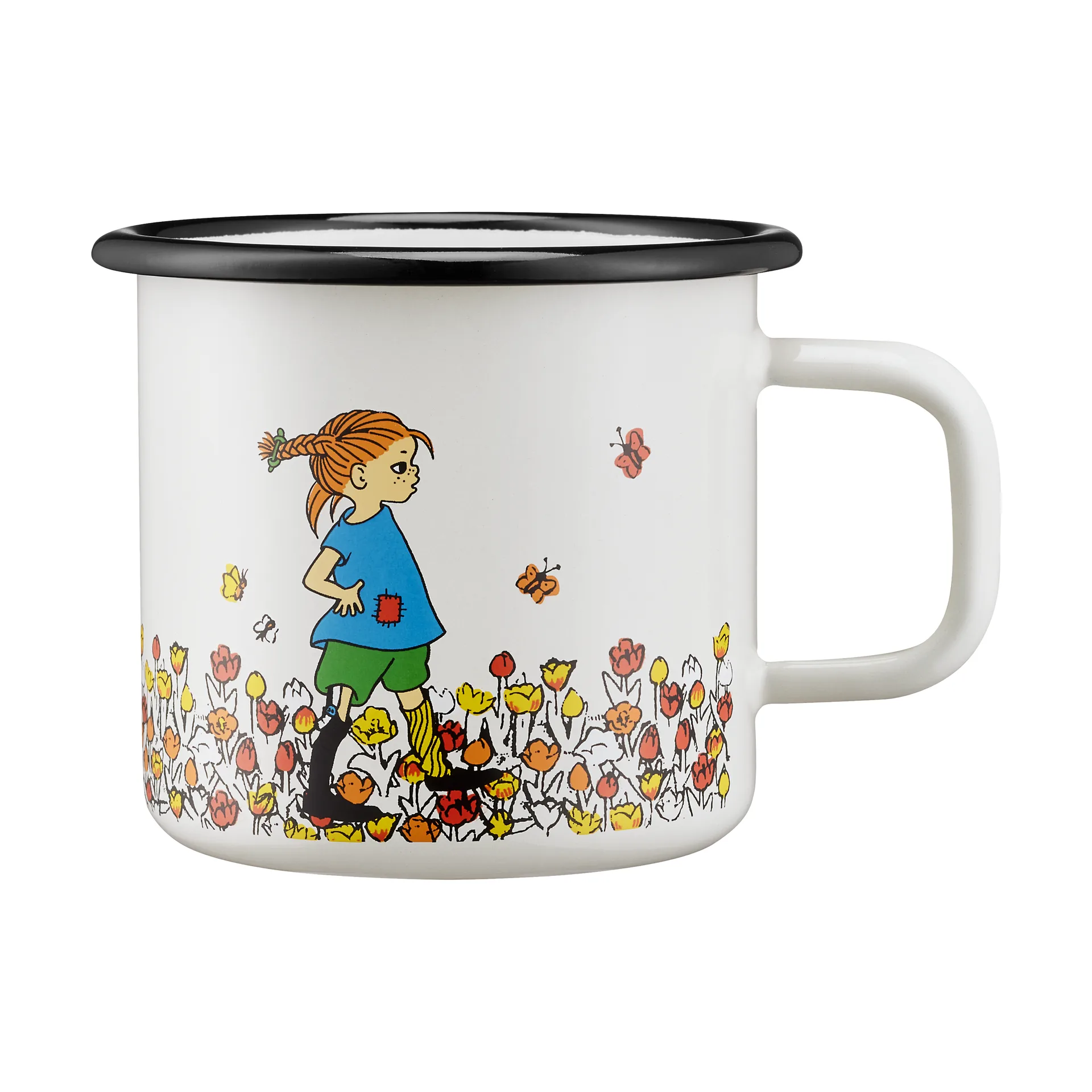 Pippi longstocking Emaillierte Tasse 3,7 dl, Be More Pippi Muurla