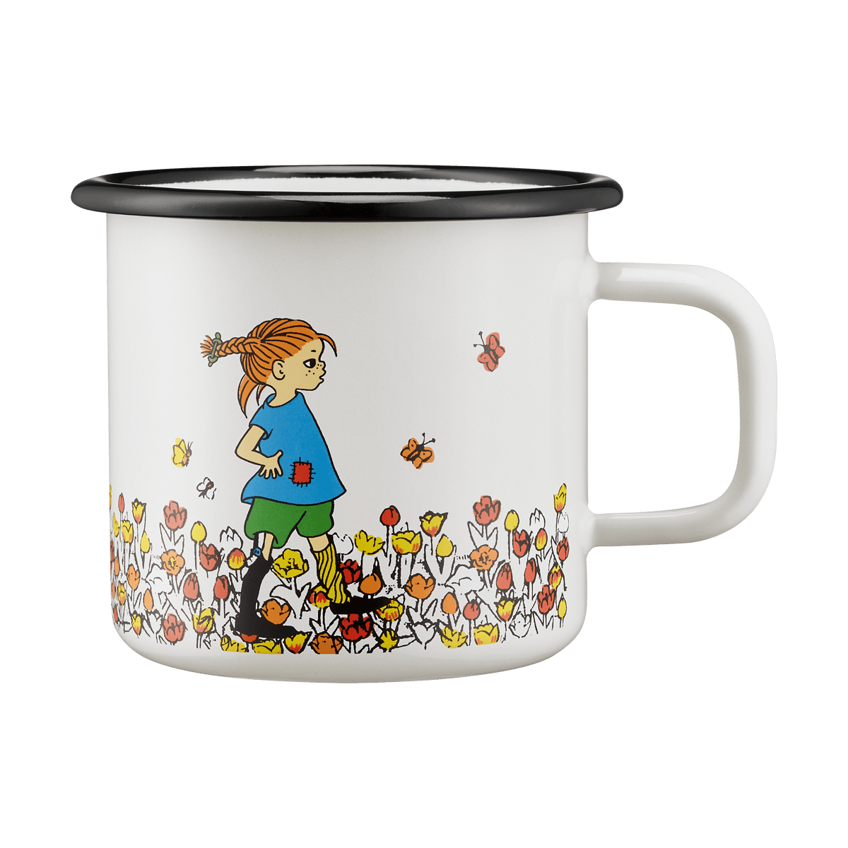 Muurla Pippi longstocking Emaillierte Tasse 3,7 dl Be More Pippi