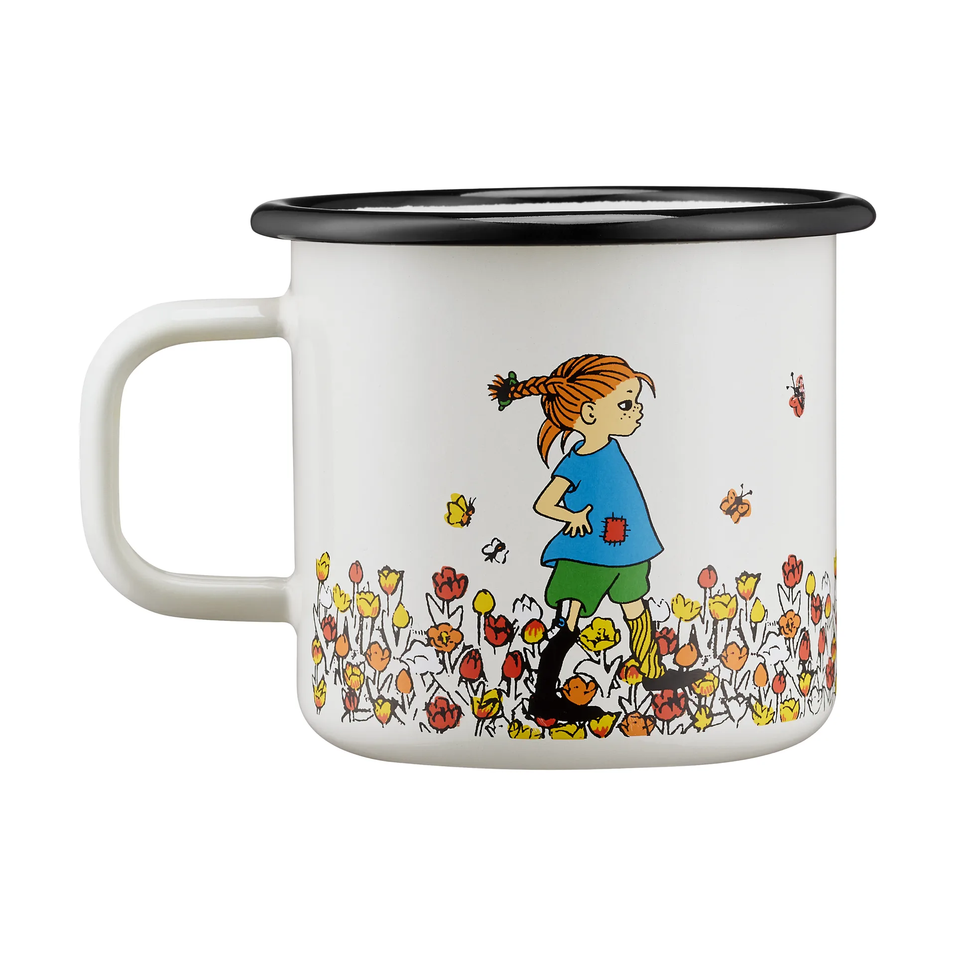 Pippi longstocking Emaillierte Tasse 3,7 dl, Be More Pippi Muurla