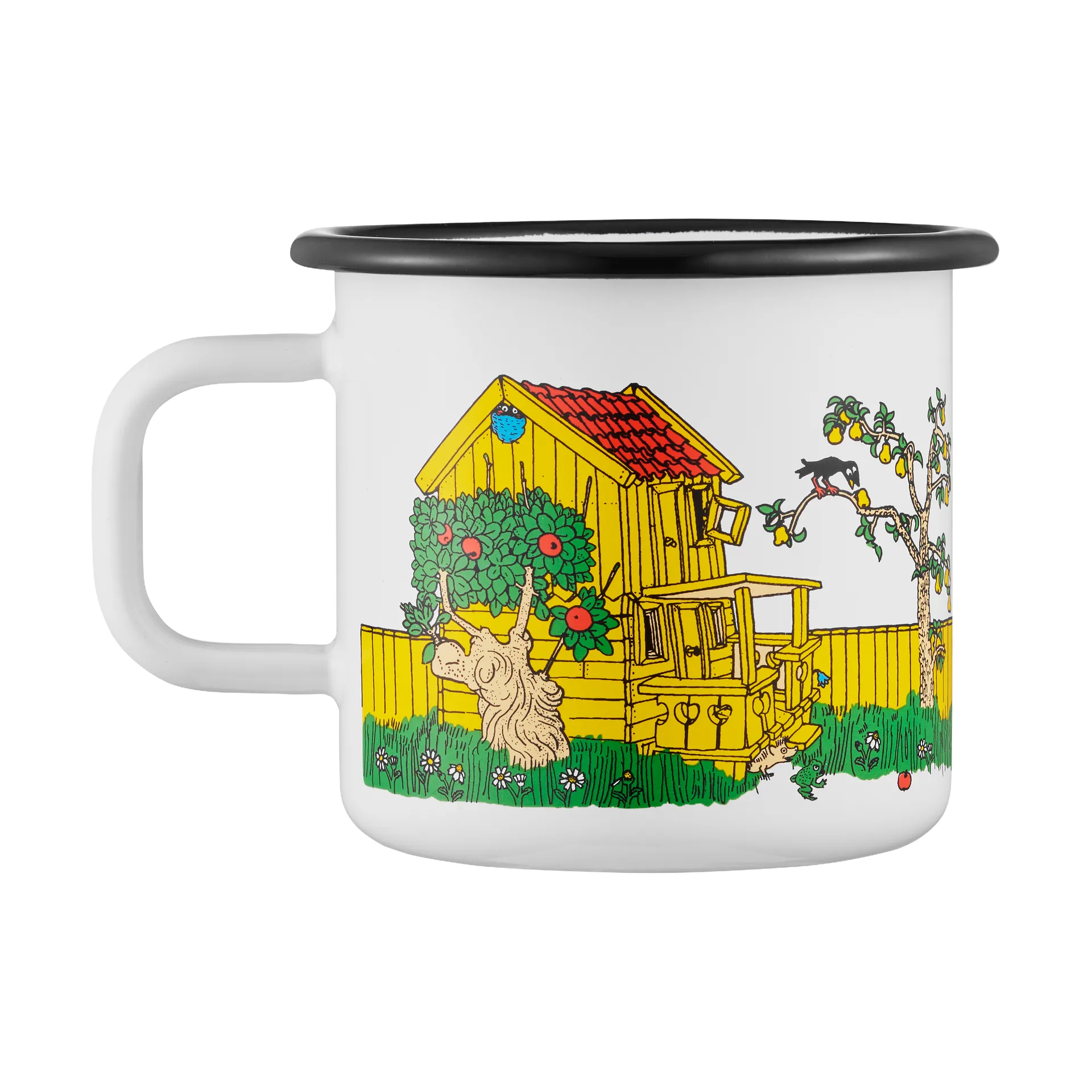 Pippi longstocking Emaillierte Tasse 3,7 dl, The Way Home Muurla