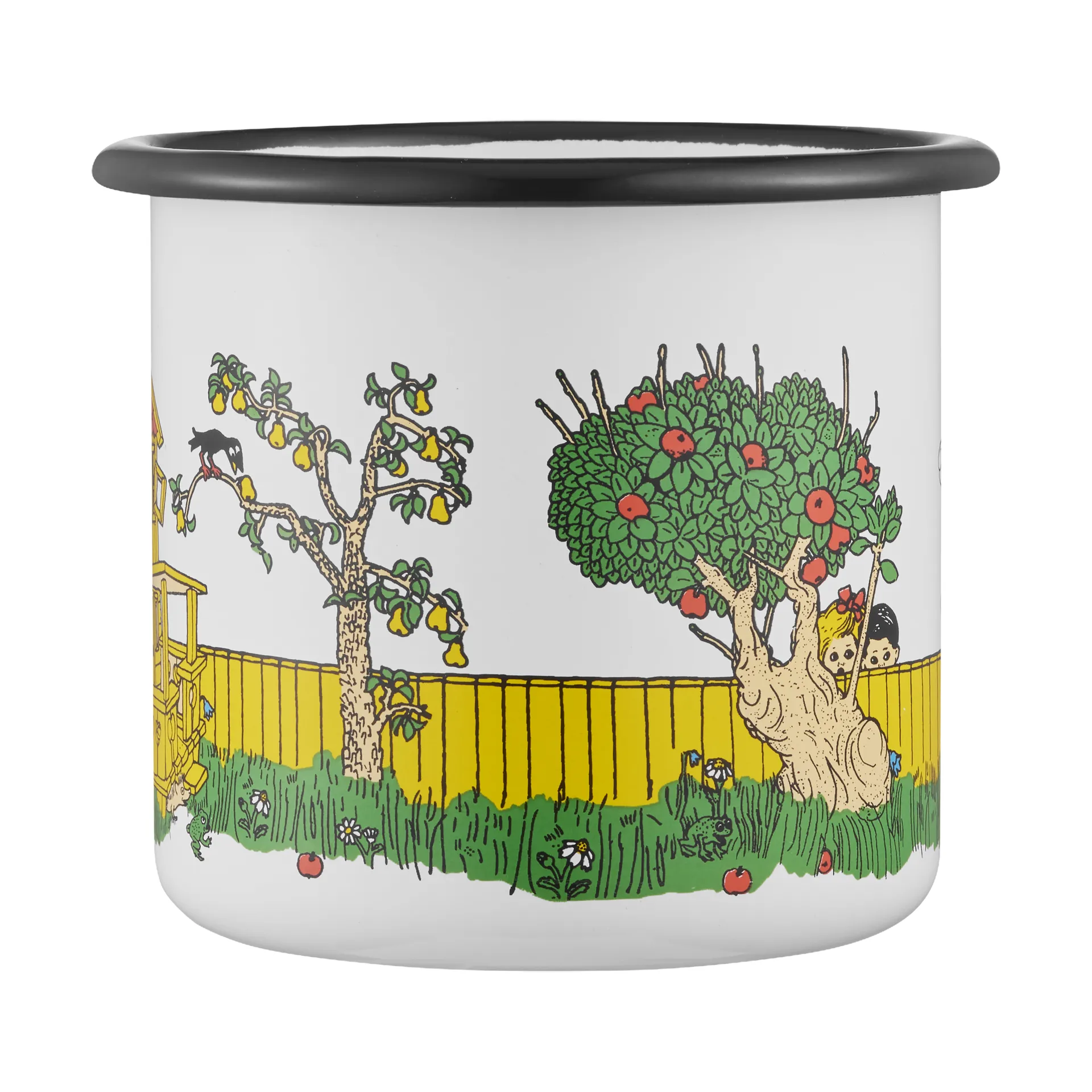 Pippi longstocking Emaillierte Tasse 3,7 dl, The Way Home Muurla