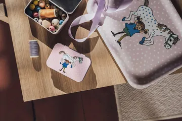 Pippi Metalldose 10x6,5x3 cm - Pippi and the Horse - Muurla