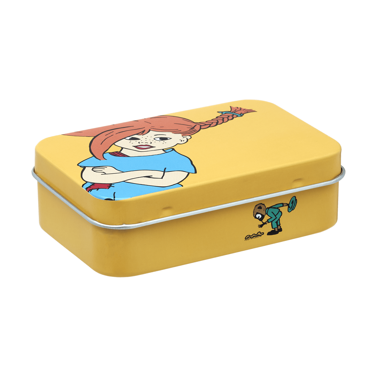 Muurla Pippi Metalldose 10x6,5x3 cm The Strongest Girl