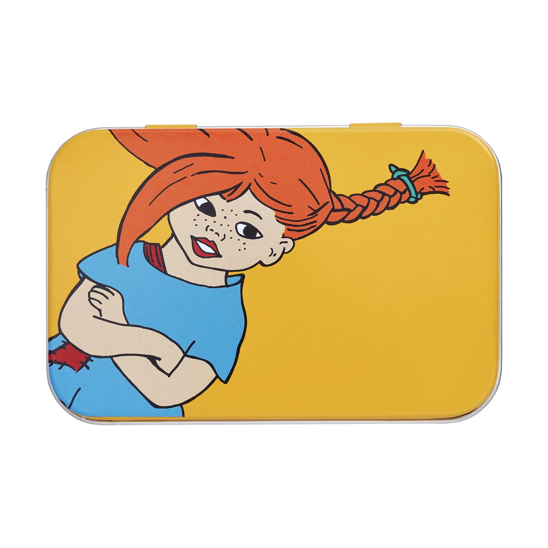 Pippi Metalldose 10x6,5x3 cm, The Strongest Girl Muurla