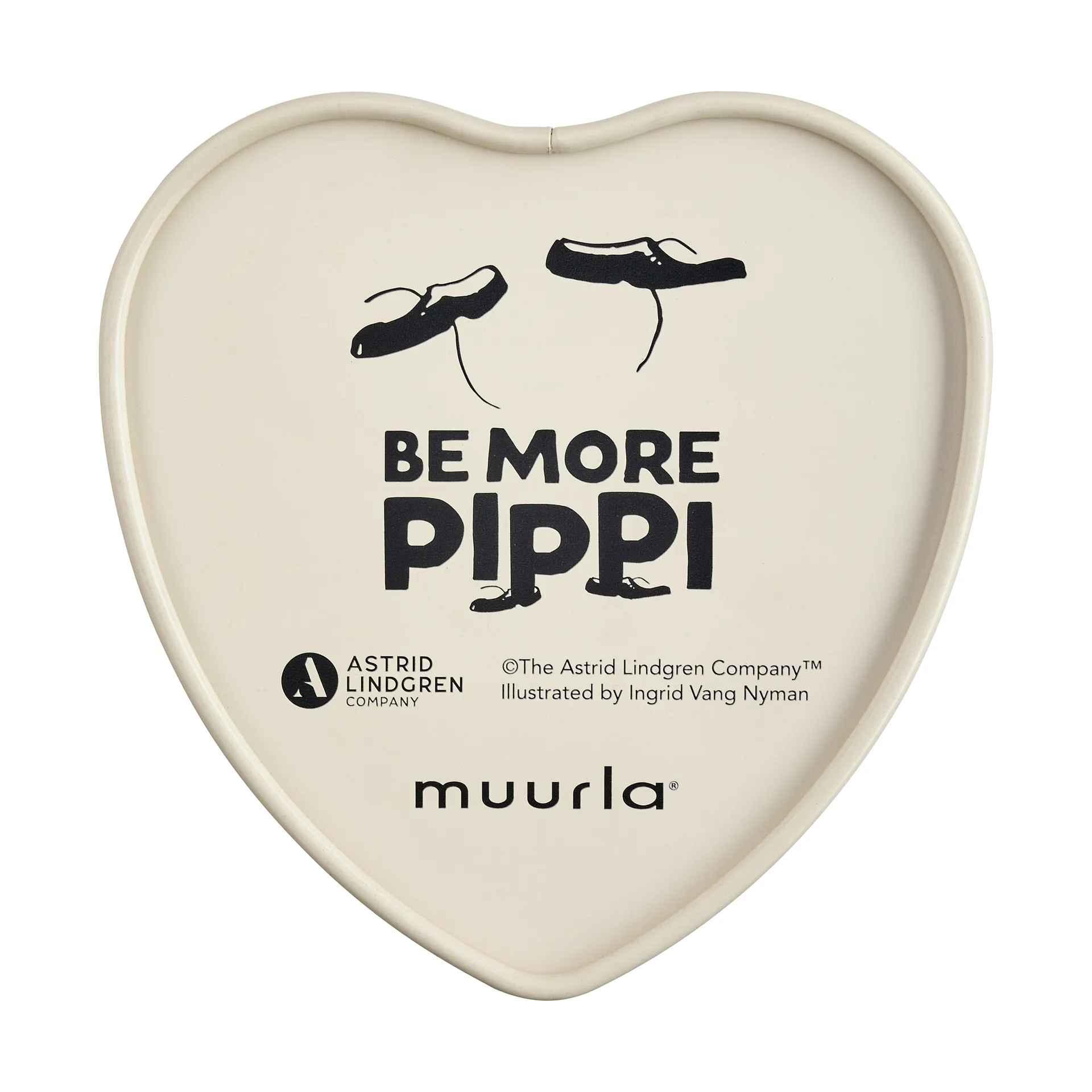 Pippi Metalldose herzförmig 4x10 cm, Be More Pippi Muurla
