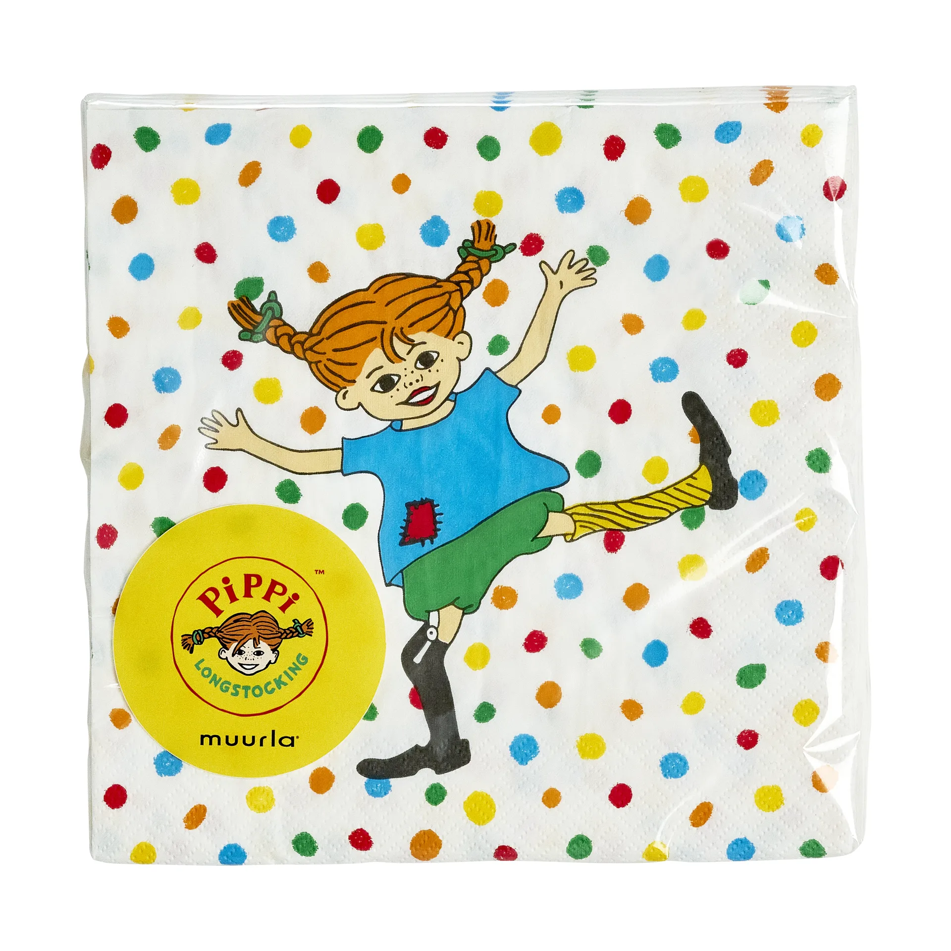 Pippi Servietten 33x33 cm 20er-Pack, Hoppsansa Muurla