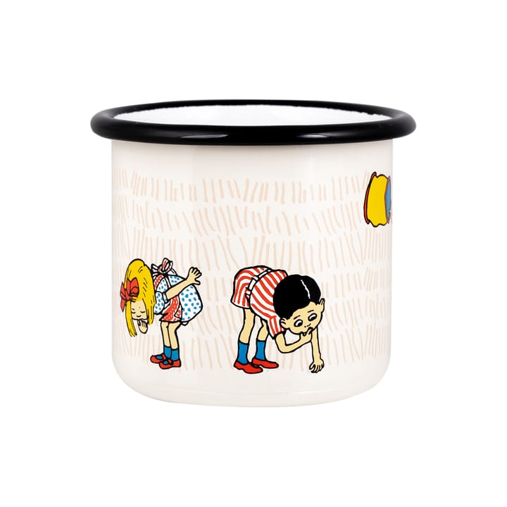 Pippi The Snirkle Hunt Emailletasse 25cl - Multi - Muurla