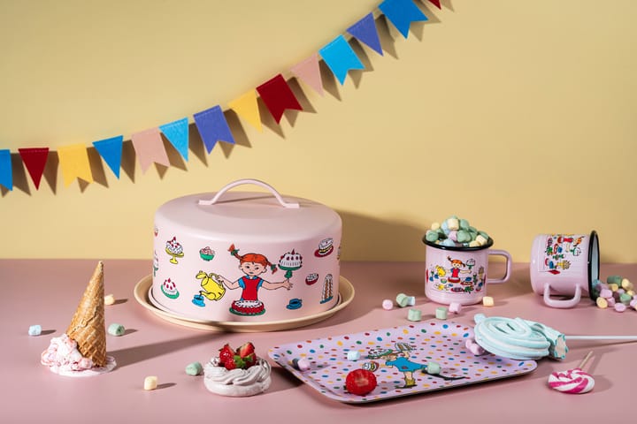 Pippi Tortenplatte mit Glocke, Geburtstag Muurla