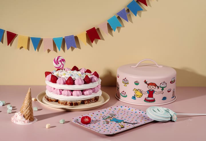 Pippi Tortenplatte mit Glocke, Geburtstag Muurla