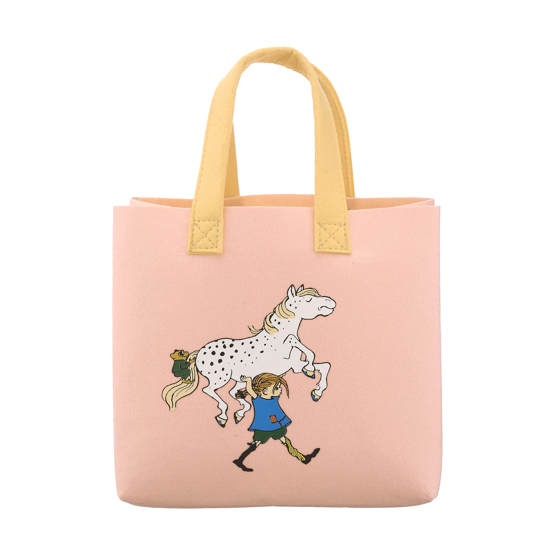 Pippi Tote Bag Tasche 25×25 cm, Pippi and the Horse Muurla