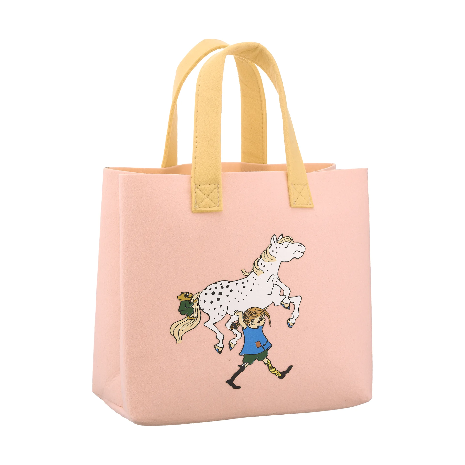 Pippi Tote Bag Tasche 25×25 cm, Pippi and the Horse Muurla