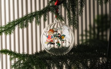 Pippi Weihnachtskugel Ø9cm - Pippi Langstrumpf - Muurla