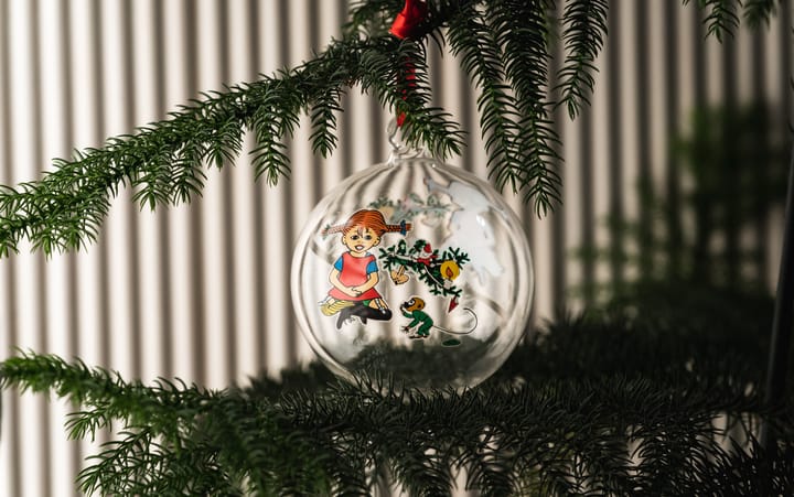 Pippi Weihnachtskugel Ø9cm, Pippi Langstrumpf Muurla