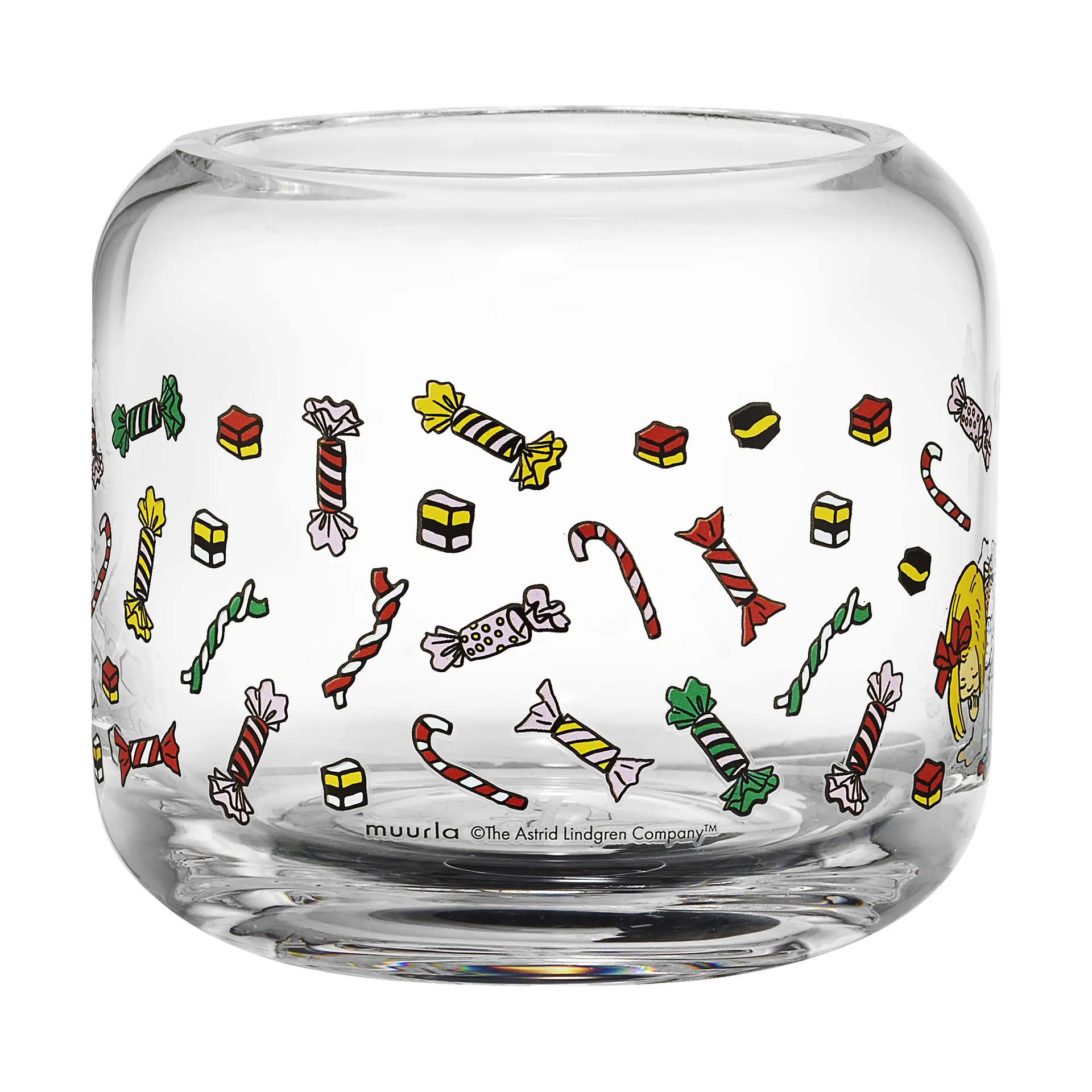 Pippi Windlicht Ø9x8 cm, Candy Muurla