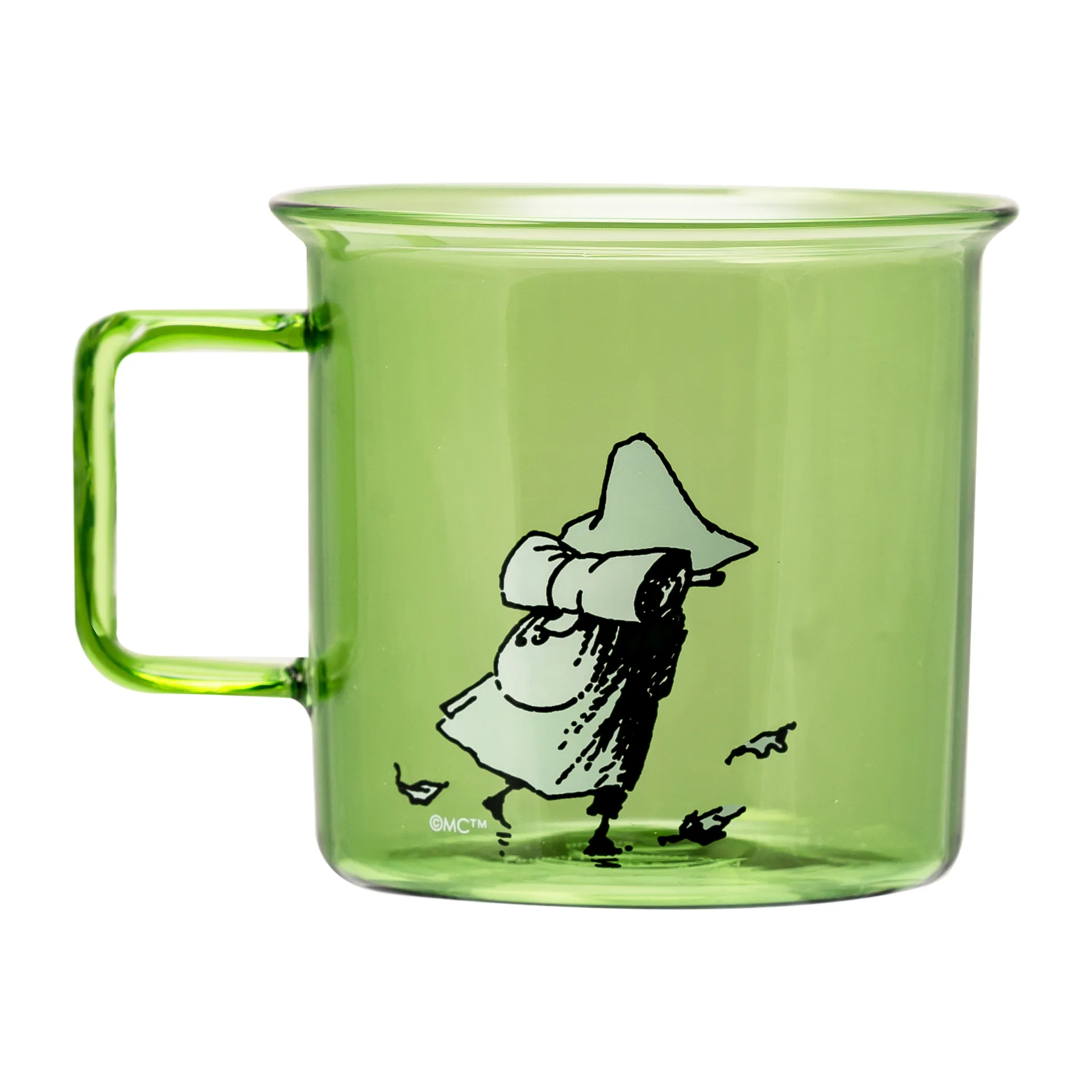 Snufkin Glastasse 35cl, Grün Muurla