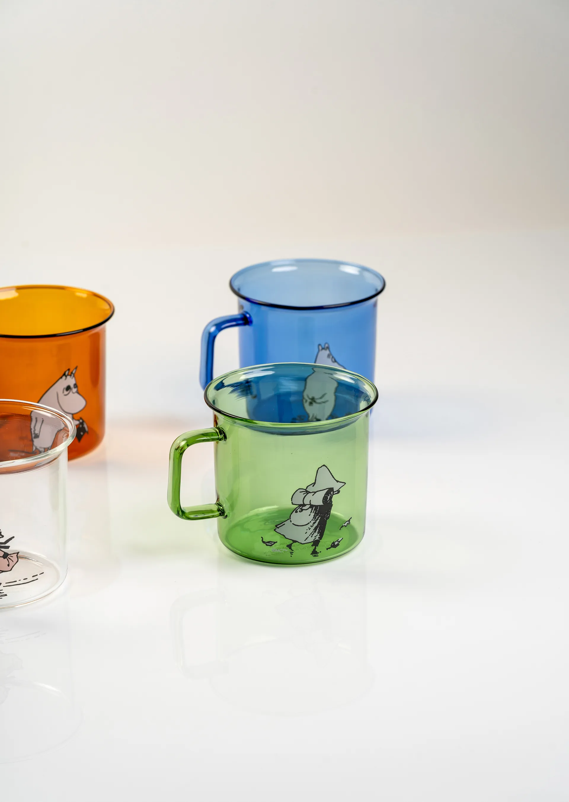 Snufkin Glastasse 35cl, Grün Muurla