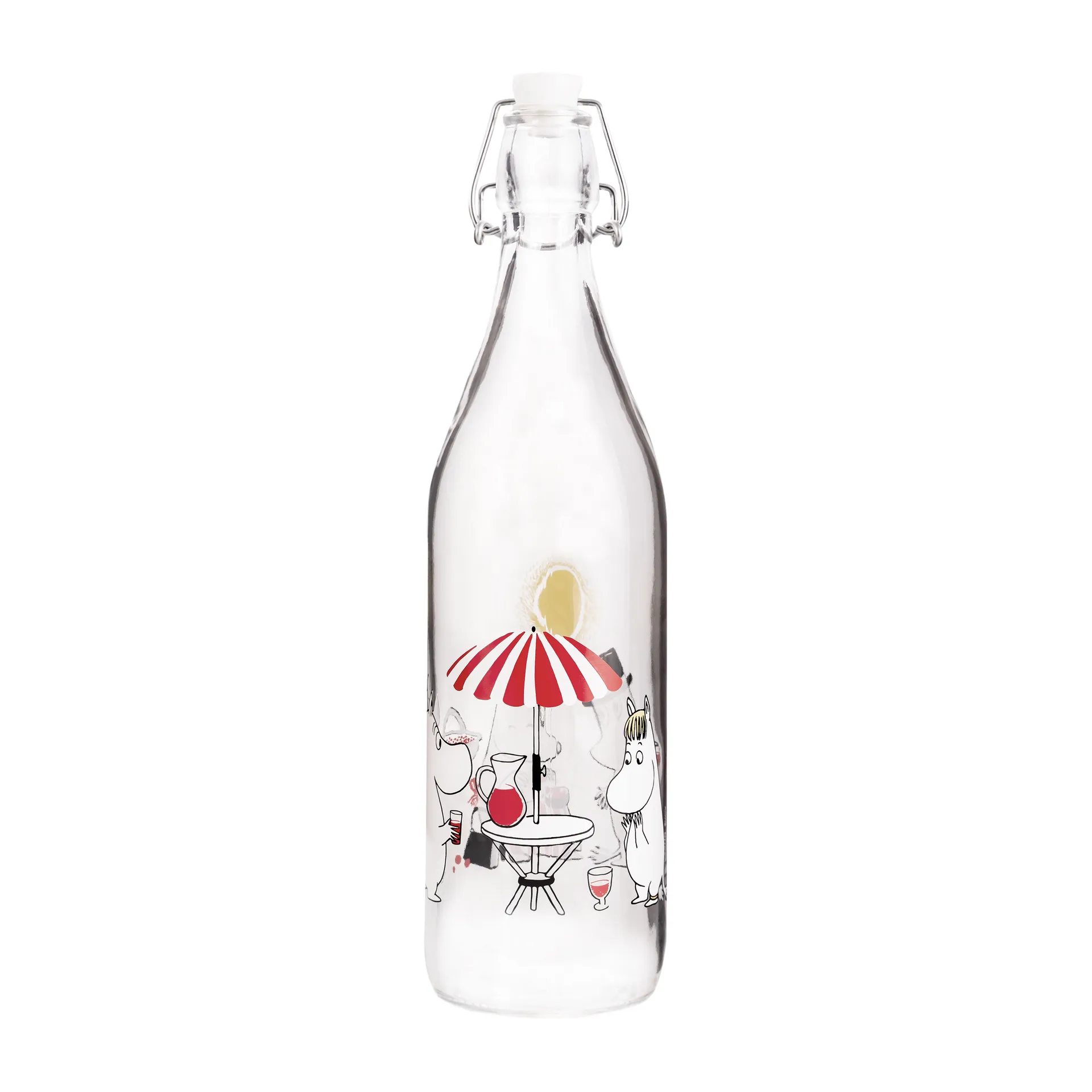 Summertime Glasflasche 1 L, Transparent Muurla