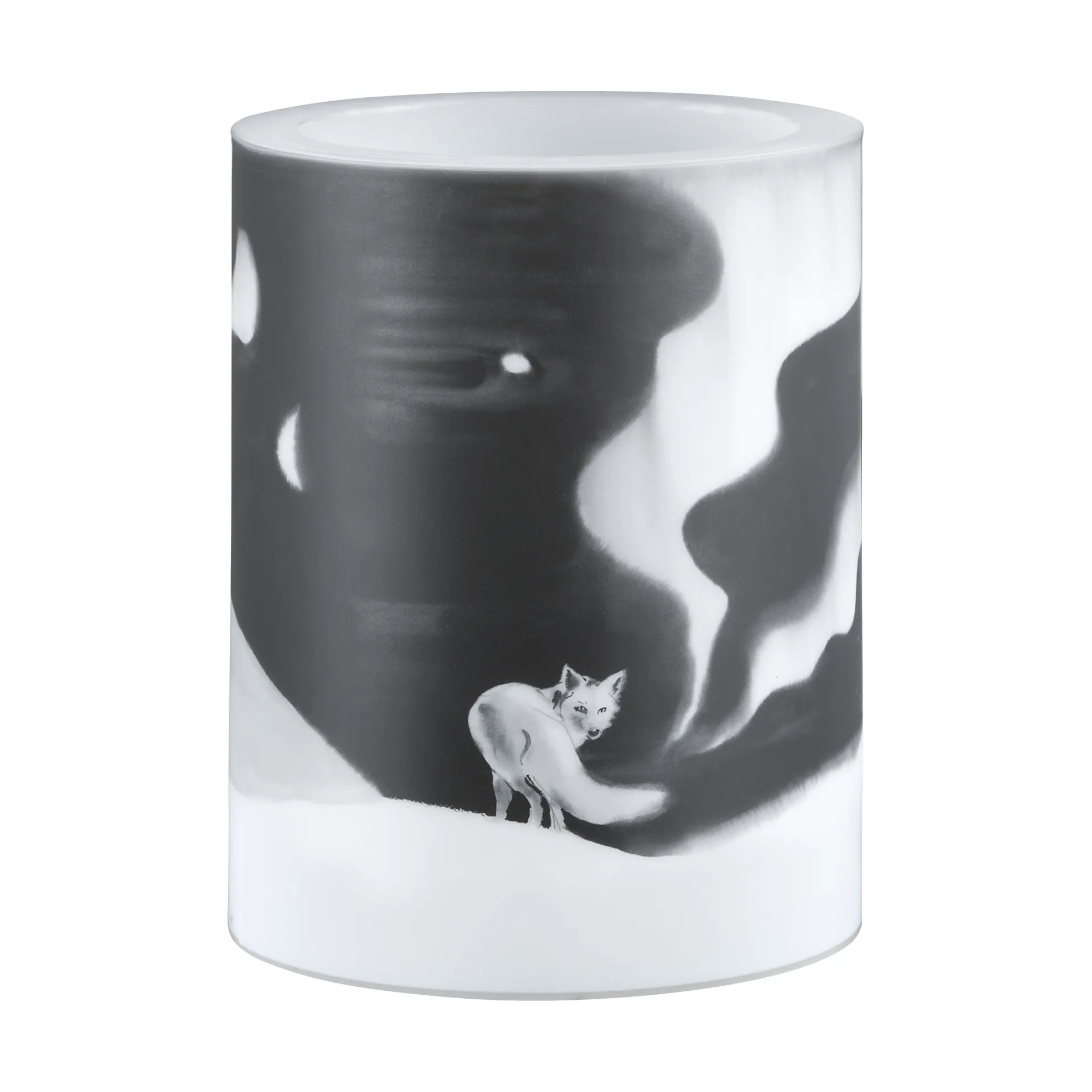 Teemu Järvi x Muurla LED-Kerze Ø12,5 cm, Fuchs Muurla