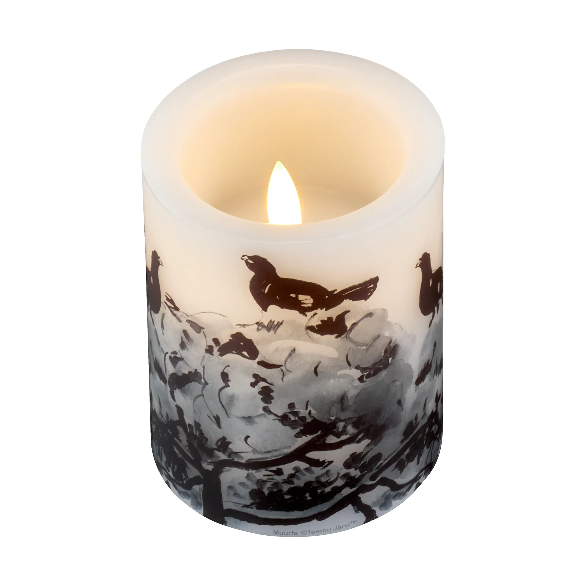 Teemu Järvi x Muurla LED-Licht Ø7,5x10 cm, Winter Carpercaillie Muurla