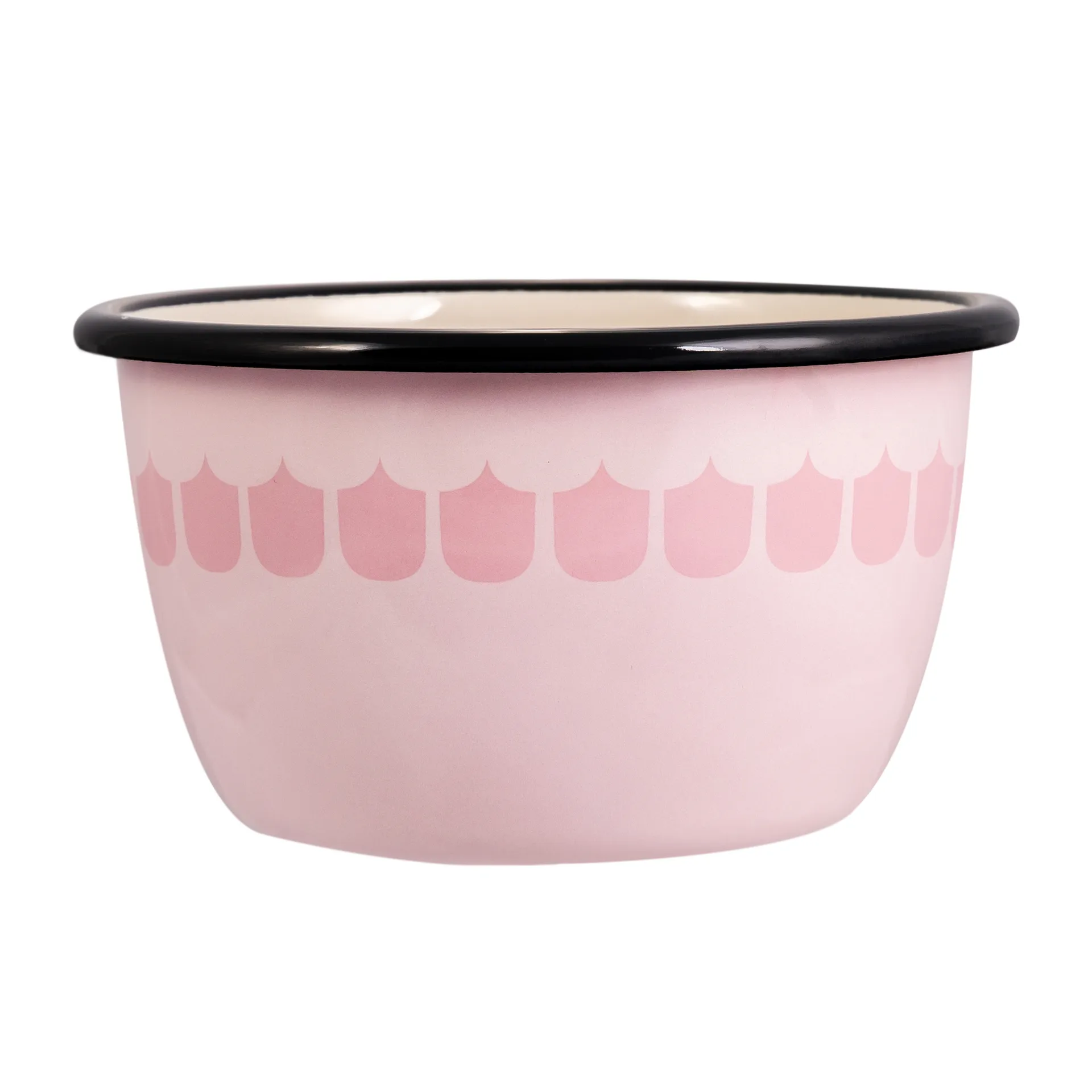 Vappu Emaille Schale 60cl, Rosa Muurla