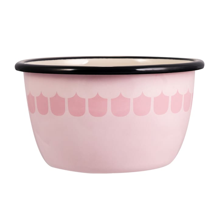 Vappu Emaille Schale 60cl, Rosa Muurla
