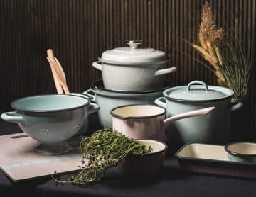 Vappu Emaille Topf 3,5 L - Grün - Muurla