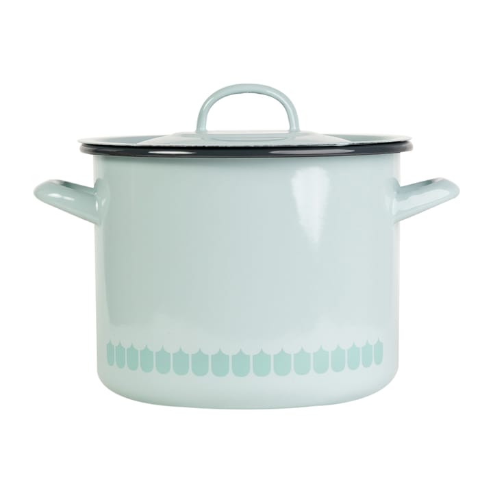 Vappu Emaille Topf 3,5 L, Grün Muurla