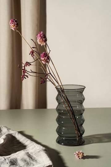 Waves Vase 20 cm - Grau - Muurla