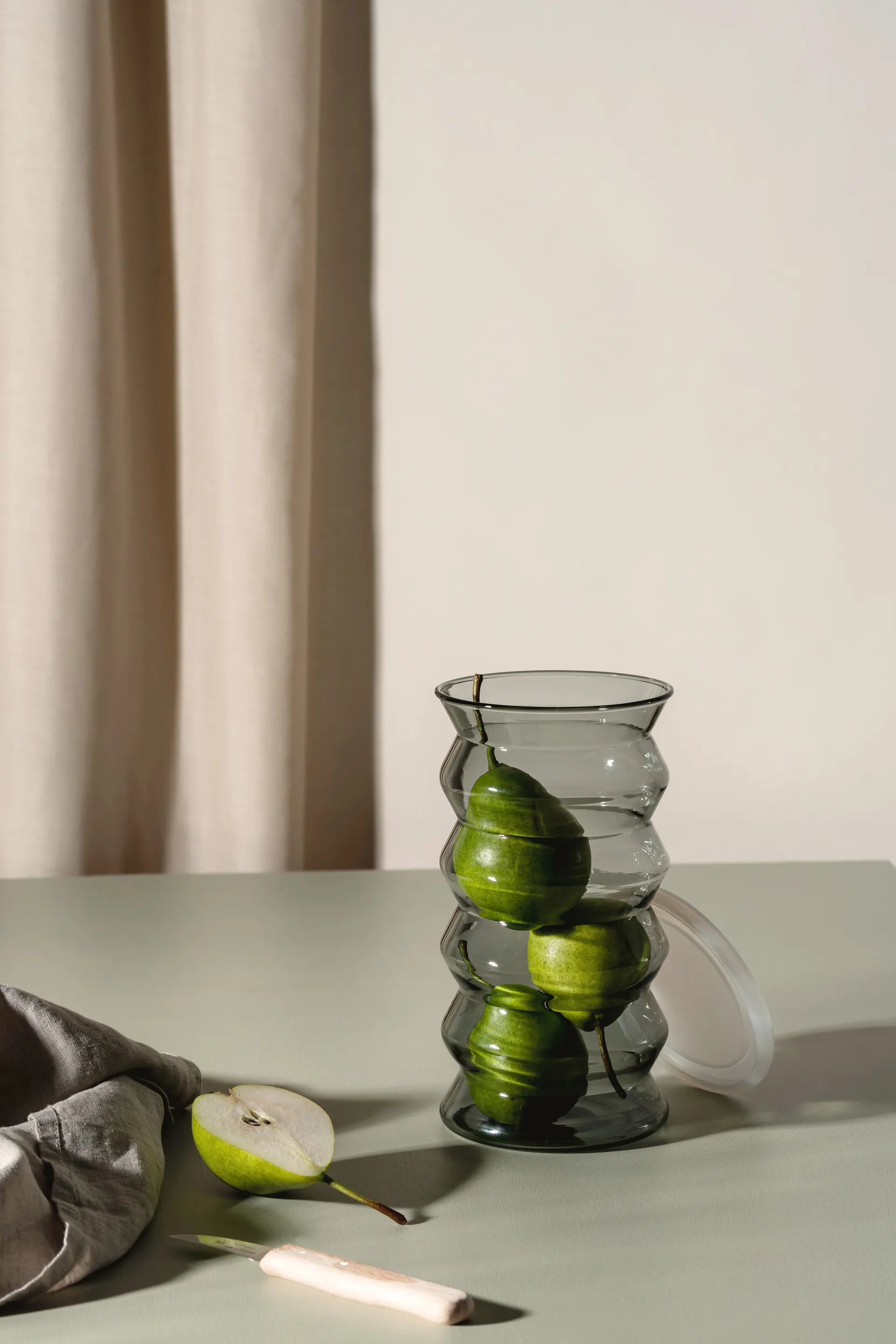 Waves Vase 20 cm, Grau Muurla