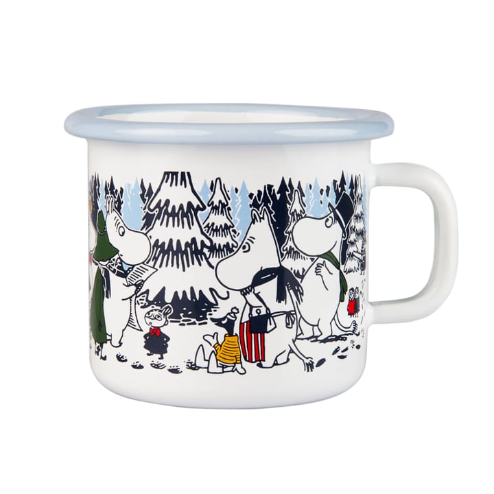Winter forest Emaillentasse, 2,5dl Muurla