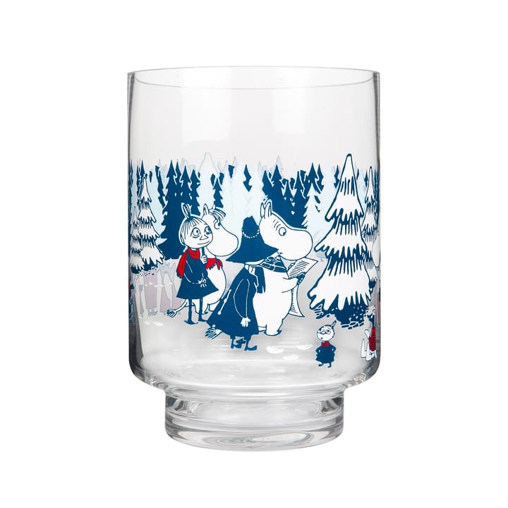 Winter forest Vase und Windlicht - Blau - Muurla