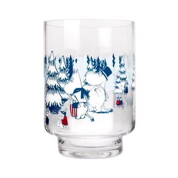 Winter forest Vase und Windlicht - Blau - Muurla