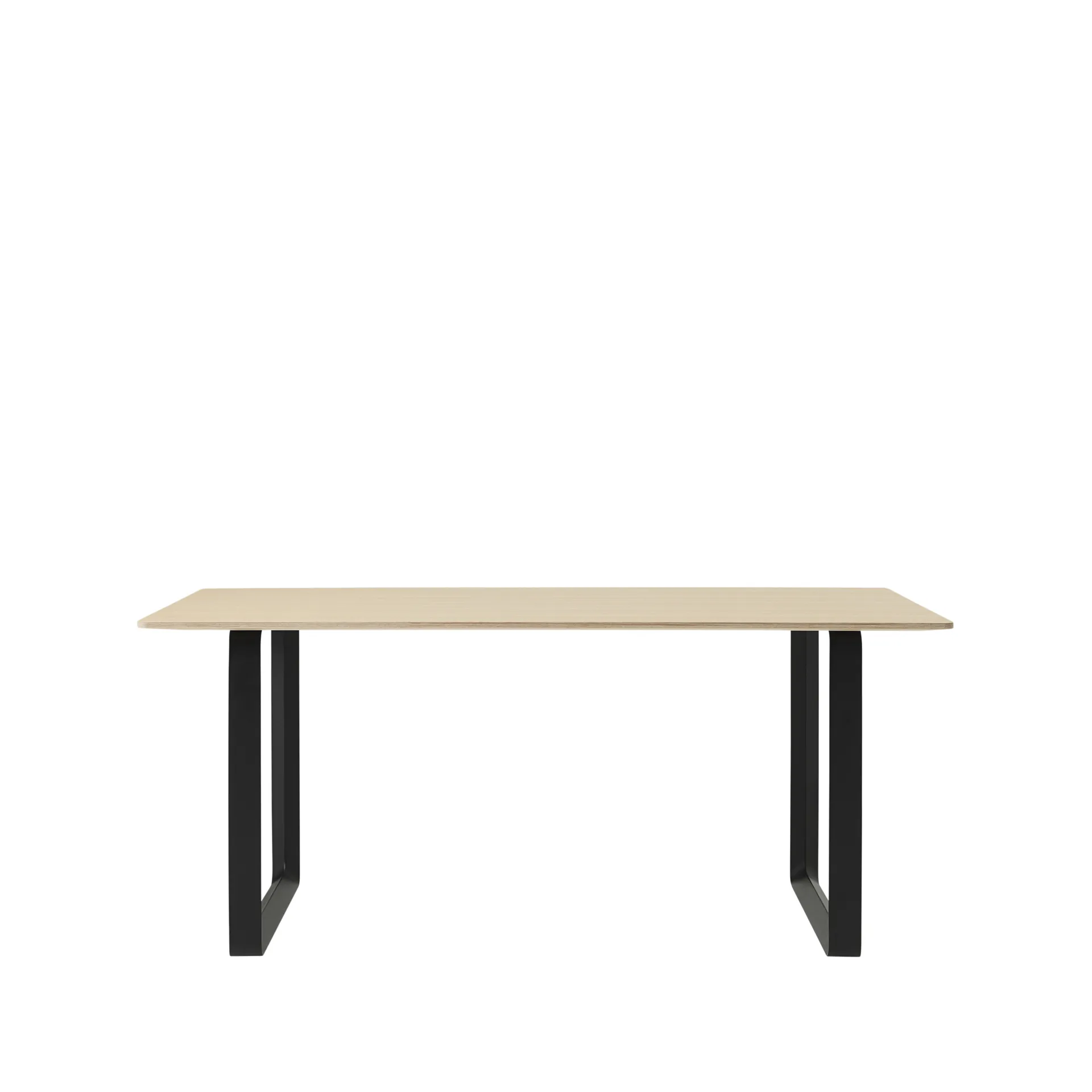 70/70 Esstisch 170 x 85cm, Oak veener-Plywood-Black Muuto