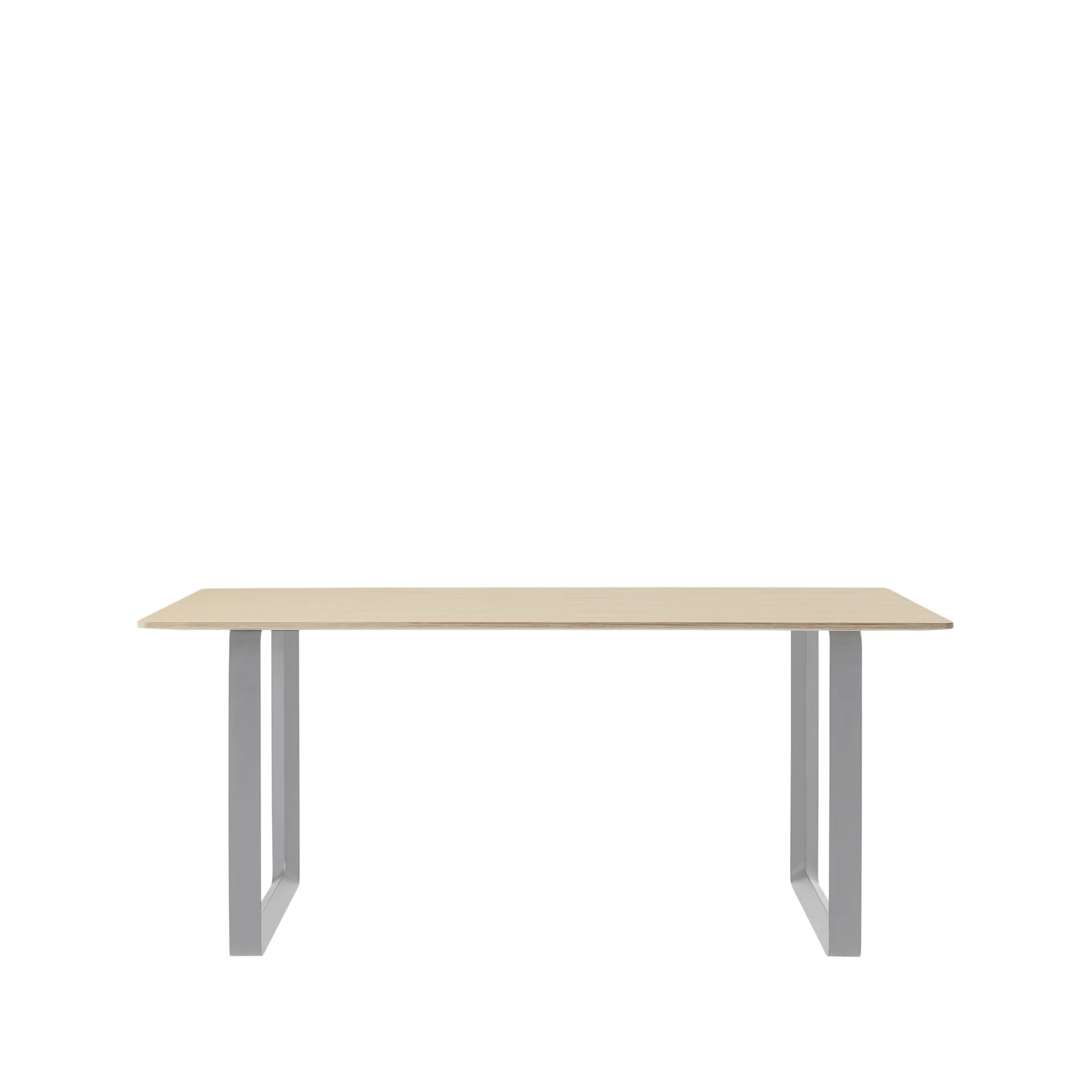 70/70 Esstisch 170 x 85cm, Oak veneer-Plywood-Grey Muuto