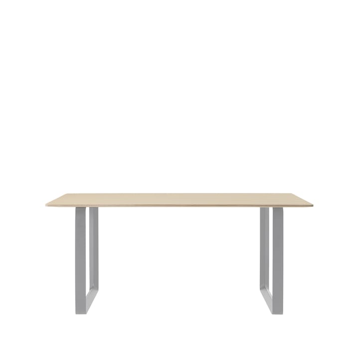 70/70 Esstisch 170 x 85cm - Oak veneer-Plywood-Grey - Muuto