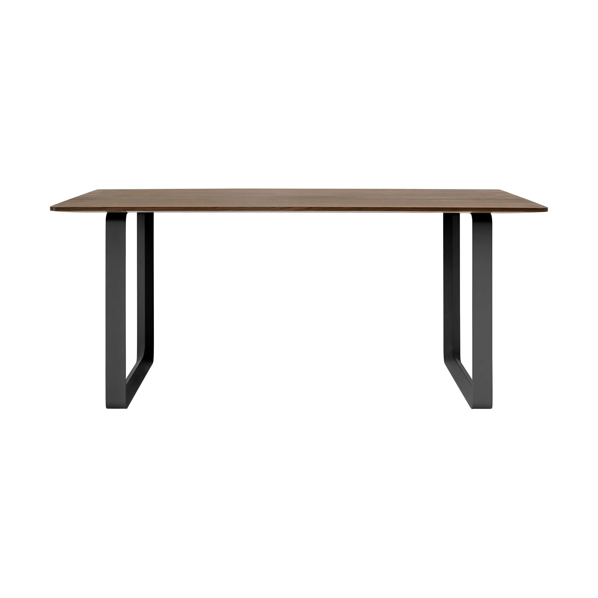 70/70 Esstisch 170 x 85cm, Solid Smoked oak-Black Muuto