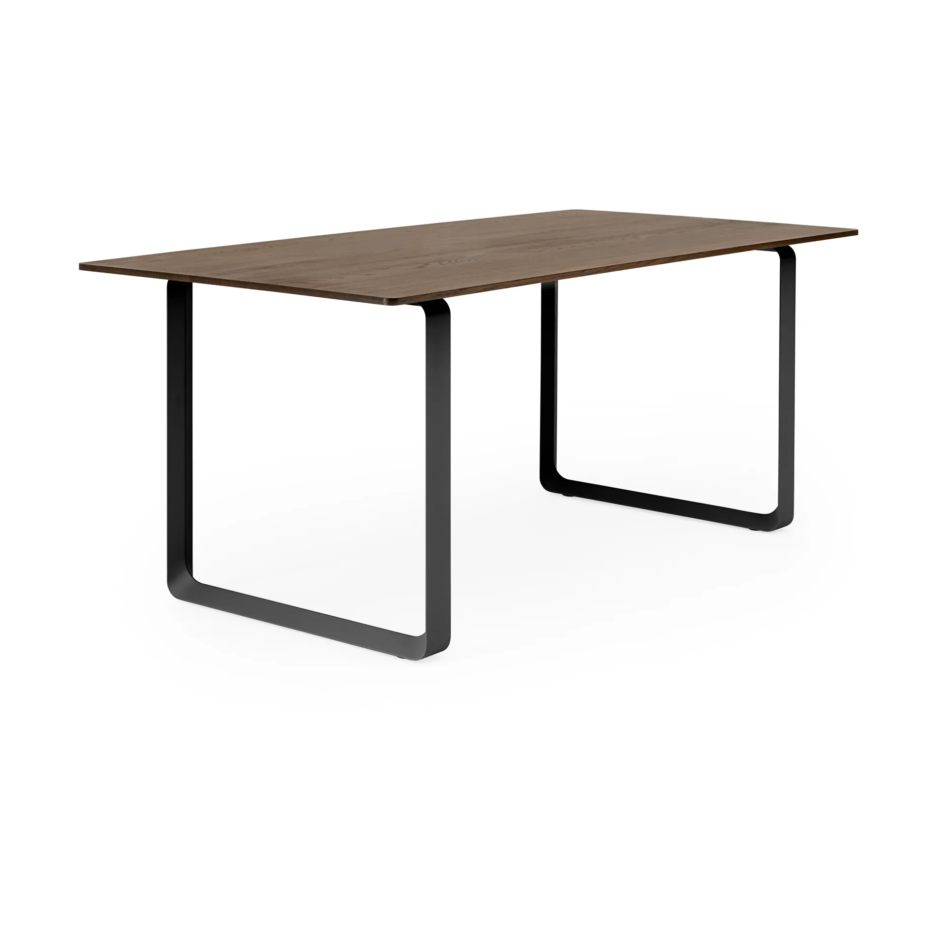 70/70 Esstisch 170 x 85cm, Solid Smoked oak-Black Muuto