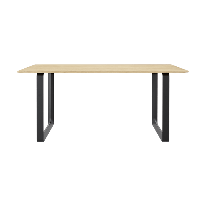 70/70 Esstisch 170 x 85cm - Solid Smoked oak-Black - Muuto