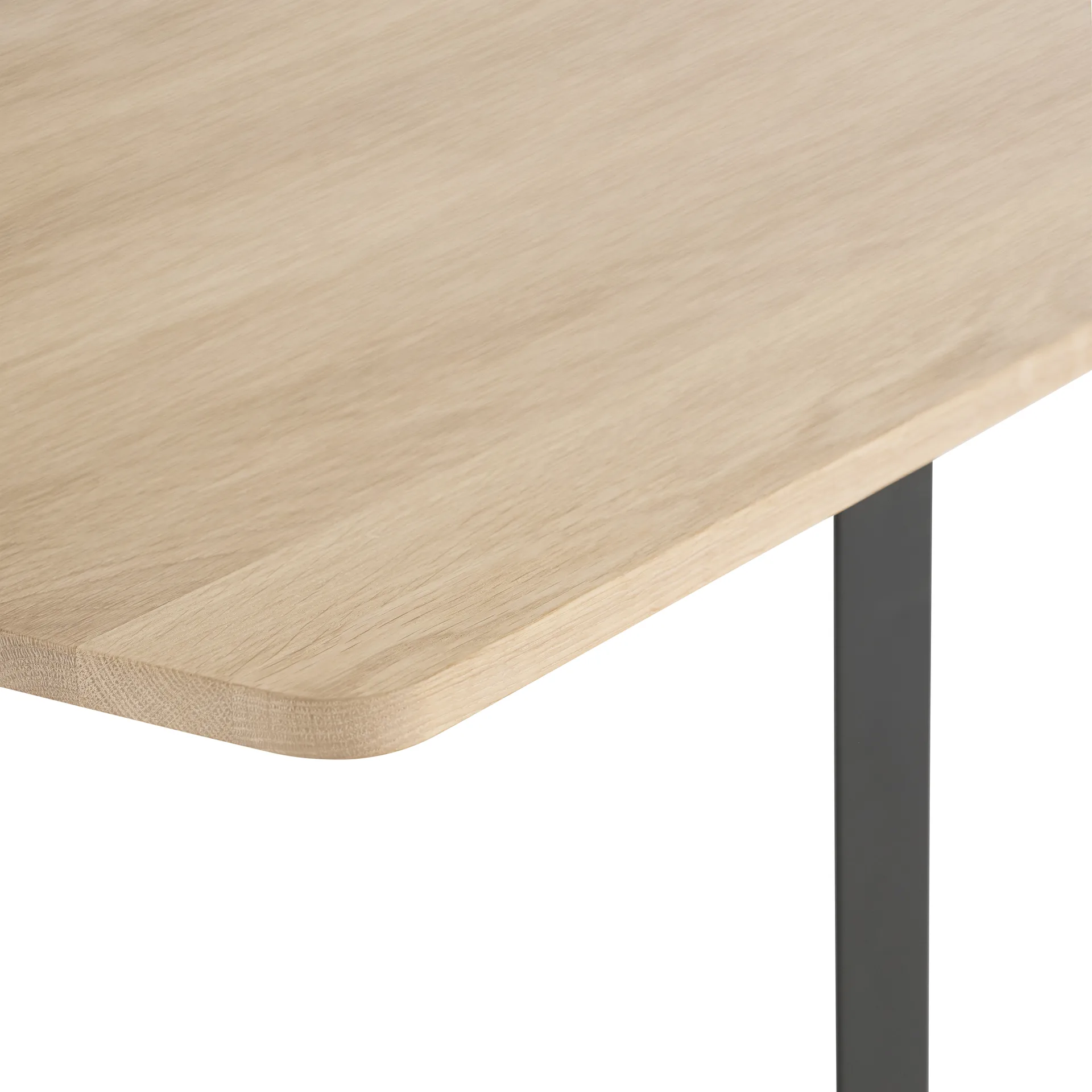 70/70 Esstisch 170 x 85cm, Solid Smoked oak-Black Muuto