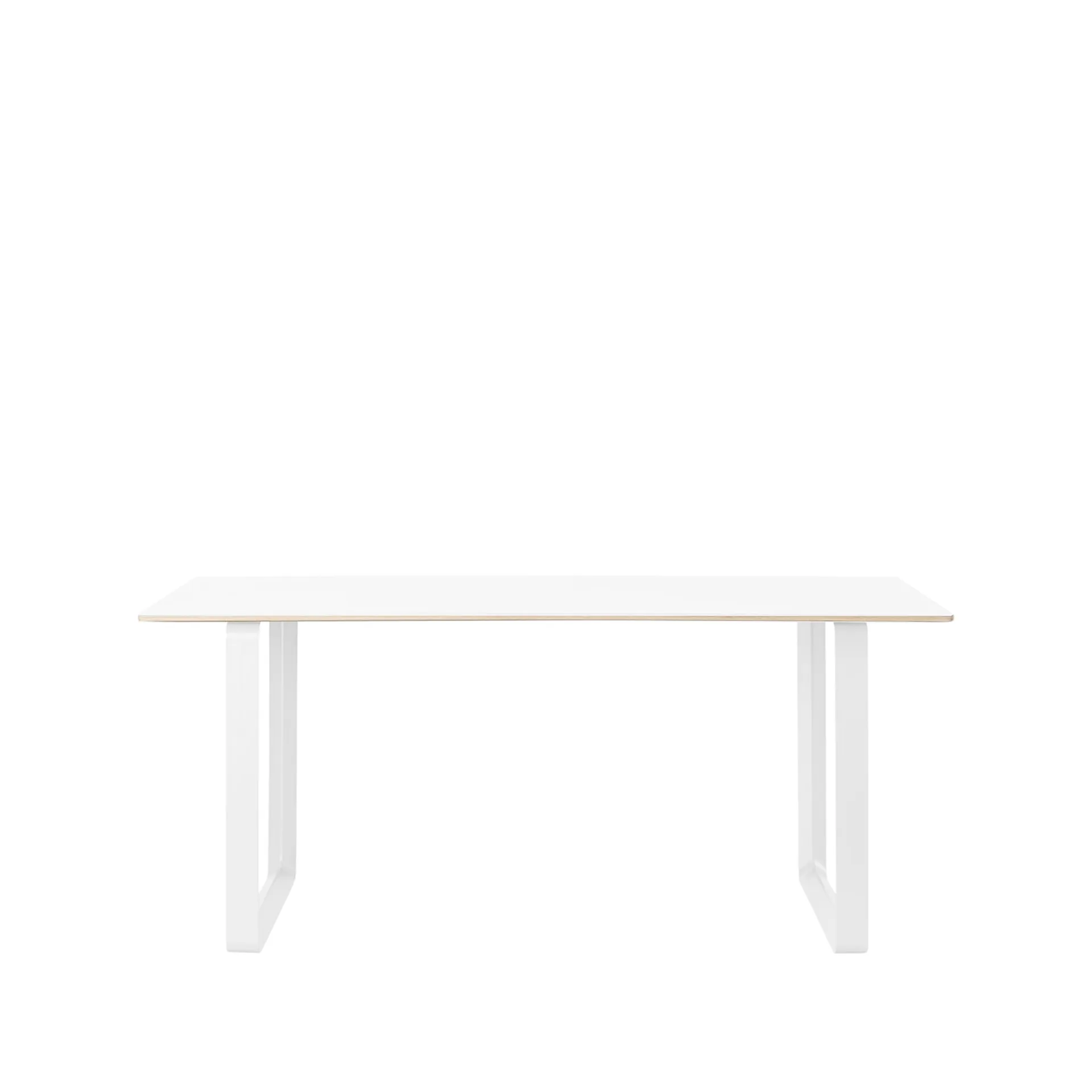 70/70 Esstisch 170 x 85cm, White laminate-Plywood-White Muuto
