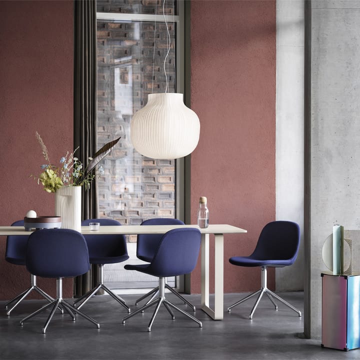 70/70 Esstisch 225 x 90cm, Grey linoleum-Plywood-Grey Muuto