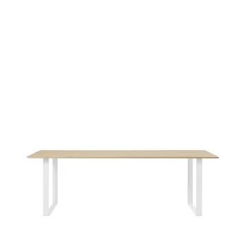 70/70 Esstisch 225 x 90cm - Oak venner-Plywood-White - Muuto