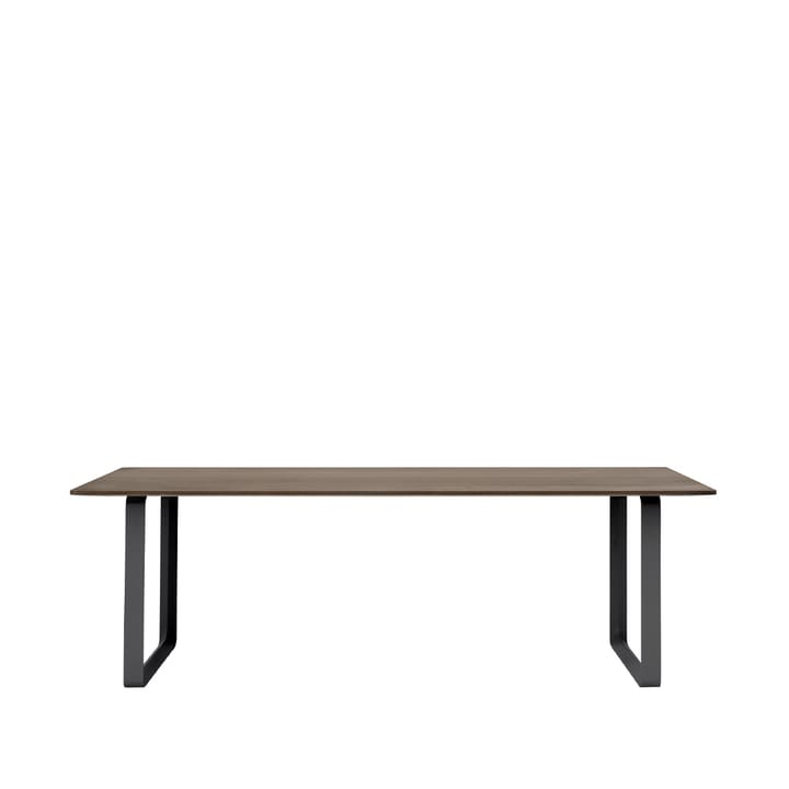 70/70 Esstisch 225 x 90cm - Solid Smoked oak-Black - Muuto