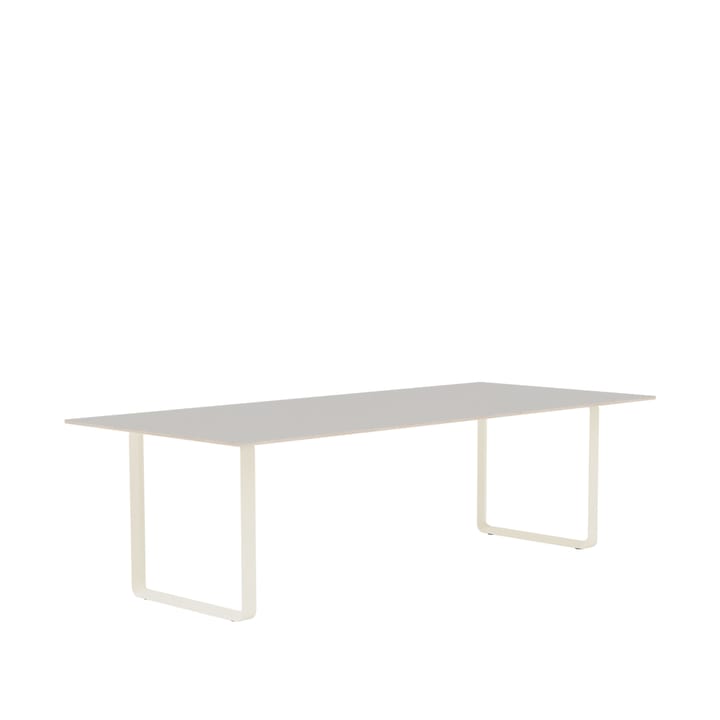 70/70 Esstisch 255 x 108cm - Grey linoleum-Plywood-Sand - Muuto