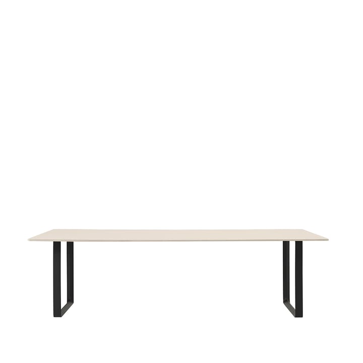 70/70 Esstisch 255 x 108cm - Sand laminate-Plywood-Black - Muuto