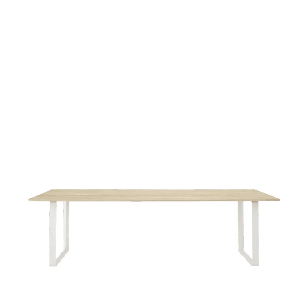 70/70 Esstisch 255 x 108cm, Solid oak-White Muuto
